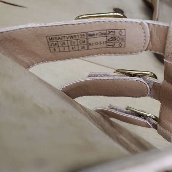 Vionic Women's US 9 EU 41 Misa Rose Gold Shimmer 3 Buckle Strap Slide Sandals - Picture 11 of 13